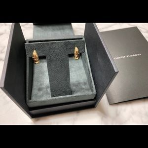 ❌SOLD❌ 18k David Yurman Pure Form Diamond Earrings